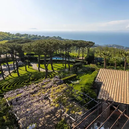 My Exclusive Italy - Elegant Sorrento Coast With Pool And Tennis Court Villa Massa Lubrense
